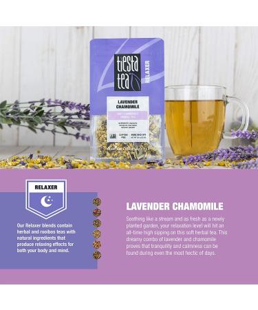 Tiesta Tea Lavender Chamomile - Herbal Loose Leaf Tea, 0.9 oz, Caffeine-Free, Stress Relief, 25 Cups - Buy Online on SooperMarket.com