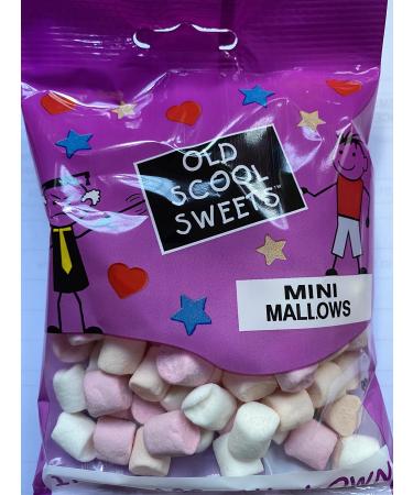 Quality Sweets Mini Marshmallows Pink and White 30g Mini Mallows ( Pic n Mix Any 20 Bags Free Standard Shipping Worth 2.49 )