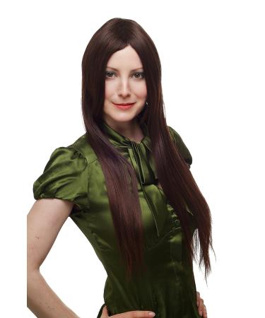 WIG ME UP - Lady's wig long and straight middle parting brown mix mahogany H7623-2T33