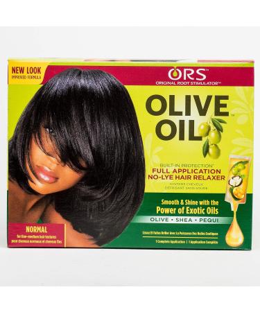Buy U/S Organic Olive Oil Relaxer Kit - Norm Size 1ct | No-Lye Hair Relaxer for Healthy Hair - Buy Online on SooperMarket.com