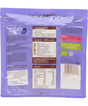 Ella's Kitchen Banana + Cinnamon Muesli with Crispy Bits Baby Food 215g - Buy Online on SooperMarket.com