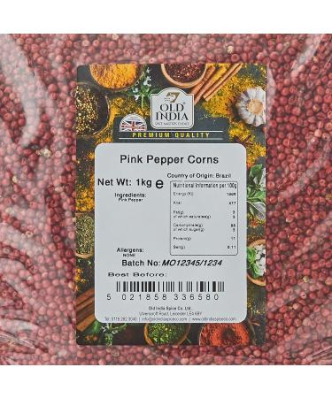 Old India Pink Peppercorns 1kg - Premium Quality Spices for Culinary Delights - Buy Online on SooperMarket.com