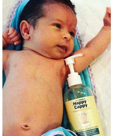 Happy Cappy Daily Shampoo & Body Wash for Children - Soothes Dry, Itchy, Sensitive Skin | Dermatologist Tested | Fragrance & Dye Free - 8 oz - Buy Online on SooperMarket.com