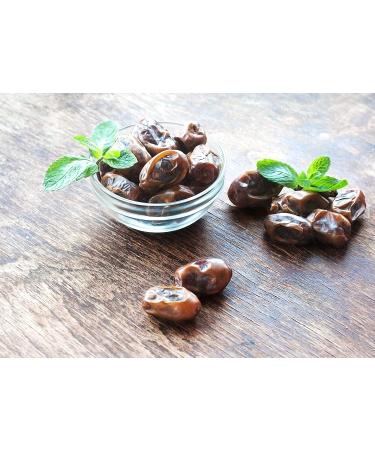 Organic Medjool Dates 2 Pounds | Non-GMO, Whole Dried Dates with Pits | Large Size, Unsweetened, Unsulphured | Vegan, Sirtfood, Bulk - Good Source of Potassium, Magnesium, and Fiber | 2 lb Pack - Buy Online on SooperMarket.com