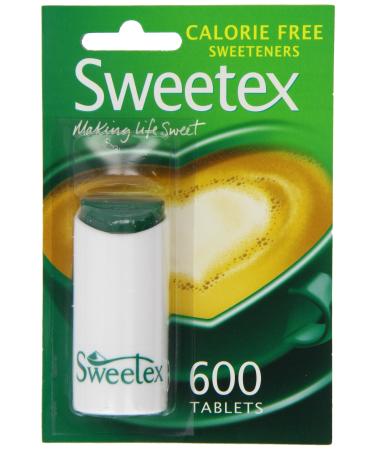 Sweetex Calorie Free Sweetener 600 Tablets 600 Count (Pack of 1)