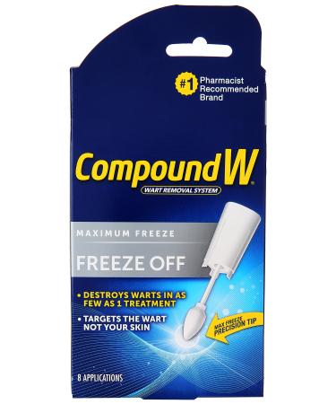 Compound W Wart Remover  Freeze Off Kit  8 ct