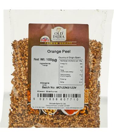 Old India Orange Peel 100g - Premium Quality Dried Orange Peel for Cooking and Baking - Buy Online on SooperMarket.com