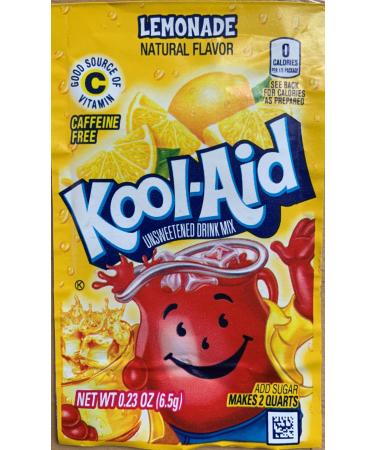 Kool Aid Lemonade Unsweetened Drink Mix 6.5g | Pack Of 6