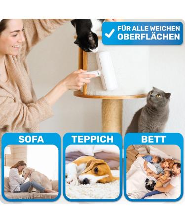Bluepet Rollotollo Animal Hair Remover - Washable & Reusable Lint Roller with Mini Brush for Cats & Dogs - Bestselling Pet Hair Remover - Buy Online on SooperMarket.com
