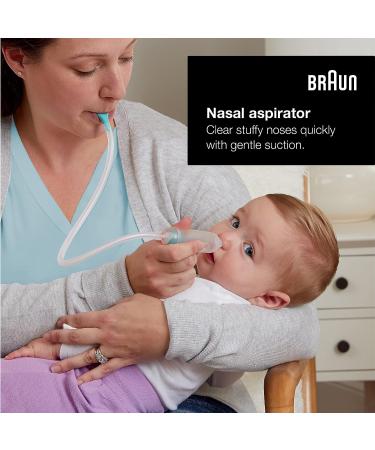Braun Manual Nasal Aspirator for Infants and Toddlers - Gentle Nasal Suction with Two Nose Tips - Buy Online on SooperMarket.com
