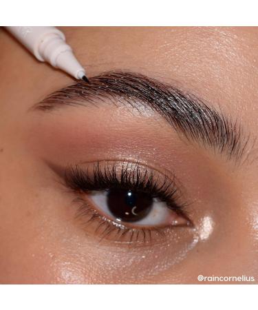 ColourPop Feather Effect Brow Pen - Medium Brown Eyebrow Pen | Smudge-Free Water-Resistant All Day Wear for Fuller Natural-Looking Brows  - Buy Online on SooperMarket.com