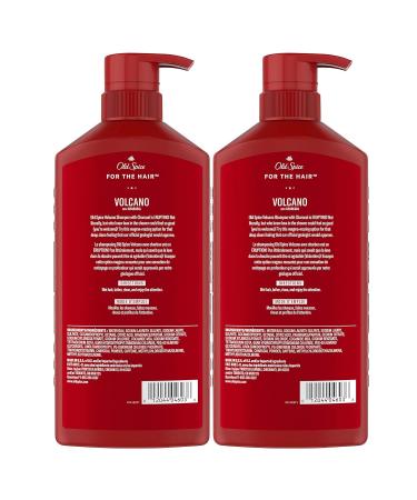Old Spice Charcoal Shampoo for Men Twin Pack 21.9 Fl Oz - Volcano Scent || New Version || Pack of 2 - Buy Online on SooperMarket.com