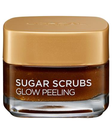 L'Or al Paris Sugar Scrubs Face Mask Glow Peeling 50ml - Unscented Exfoliating Skin Care | International Shipping Available - Buy Online on SooperMarket.com
