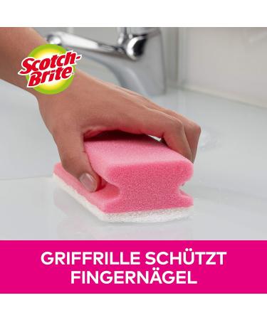 Scotch British Bathroom Cleaning Sponge Pack - 16 Soft Sponges for Sensitive Surfaces - Buy Online on SooperMarket.com