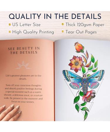 Adult Coloring Book for Women - Mindfulness & Personal Growth Prompts - Stress Relief & Relaxation, Anxiety Color Book - Express Yourself with Coloring Books for Adults - Buy Online on SooperMarket.com