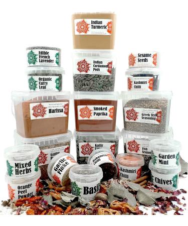 Nature Kitchen Basil 200g: Gluten-Free Vegan Seasoning Spices for Everyday Cooking - Marinades, Sauces, Frying, Baking, Grilling - Buy Online on SooperMarket.com