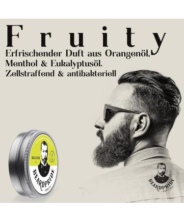 Beardpride Bart Balsam - Vegan Beard Balm for Men | Natural Shea Butter | 55g Gift for Beard Care - Buy Online on SooperMarket.com