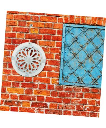 Cabilock Pattern Disc Vintage Decor Astetic Room Decor Wooden Wall Decor Wall Hanging Delicate 20x20cm Grey - Buy Online on SooperMarket.com