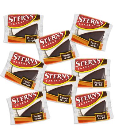 Black and White Cookies | NY Style Black & White Cookies | Snack Cakes | Natural, Fresh & Delicious | Kosher | Office Snack | Coffee Snack | Sterns Bakery (18 Count Black & White Cookies) 18 Pack Black & White Cookies