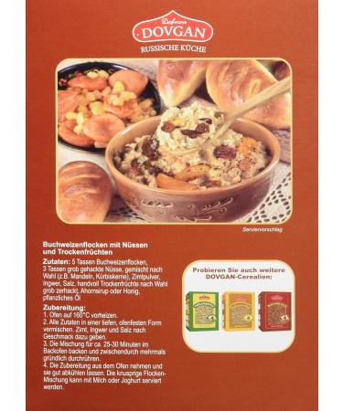 Buy Dovgan Buckwheat Flakes (5 x 400g) Healthy Gluten-Free Cereal for International Shipping - Buy Online on SooperMarket.com