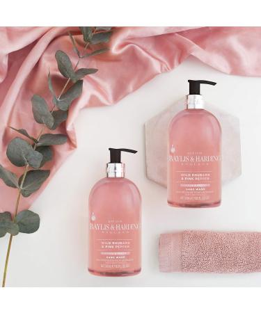Baylis & Harding Anti-Bacterial Hand Wash Bundle - 9 x 500ml (Rhubarb & Pink Pepper, Jasmine & Apple Blossom) - Vegan Friendly - Buy Online on SooperMarket.com