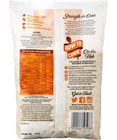 Mornflake Medium Oatmeal Stoneground 500g - Buy Online on SooperMarket.com