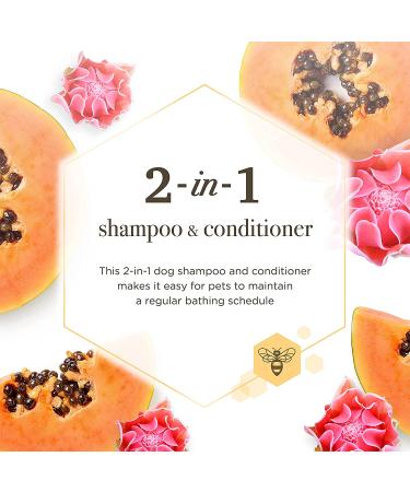 Burt's Bees 2-in-1 Dog Shampoo & Conditioner with Papaya & Awapuhi | Deodorizing Spray | Dog Bathing Supplies - 8 oz - Buy Online on SooperMarket.com