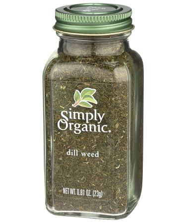 Simply Organic Dill Weed Cut & Sifted - 0.81 oz: Top-Quality Seasoning - Buy Online on SooperMarket.com