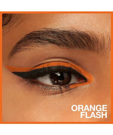 Maybelline Tattoo Studio Long-Lasting Sharpenable Eyeliner Pencil - Waterproof Gel Pigments - Orange Flash 0.04 oz - Buy Online on SooperMarket.com