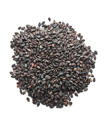 Organic Black Sesame Seeds 12oz - Raw Unhulled Kala Til Seeds, Kosher, Vegan - High Fiber, Calcium & Iron - Ideal for Sesame/Tahini Paste, Baked Goods & Noodles - Buy Online on SooperMarket.com