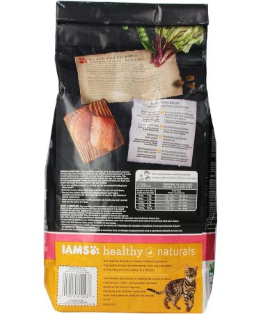 Iams Healthy Naturals Adult with Atlantic Salmon Premium Cat Food 5-Pound - Buy Online on SooperMarket.com