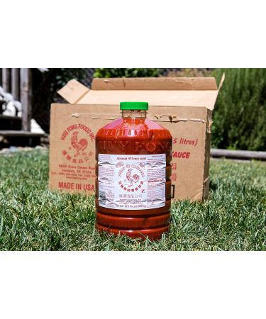 Huy Fong Sriracha Chili Sauce 8.5 lb - Authentic Thai Hot Sauce - Buy Online on SooperMarket.com