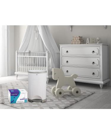 Babyfeel Refills for Dekor Plus Diaper Pails | 4 Pack | 30% Thicker | Odor Elimination | Fresh Powder Scent | Holds up to 2320 Diapers - Buy Online on SooperMarket.com