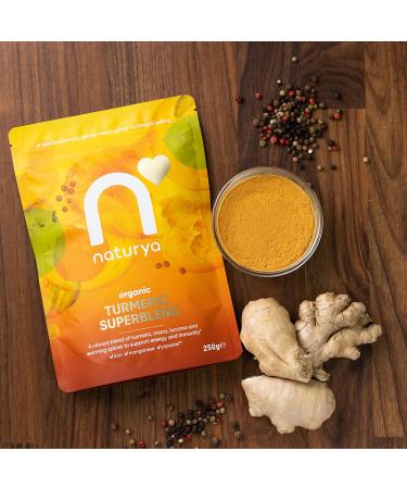 Naturya Organic Turmeric Superblend Powder 250g - Natural and Organic Turmeric Blend - Buy Online on SooperMarket.com