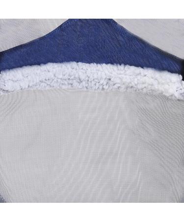 Harrison Howard Pro Luminous Horse Fly Mask Long Nose with Ears - UV Protection, Signature Blue, Size Cob (Medium) - Buy Online on SooperMarket.com