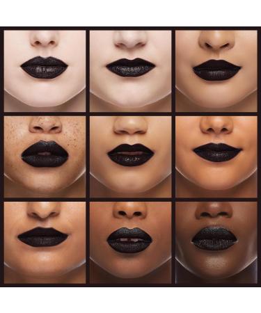 OULAC Metallic Shine Glitter Lipstick Black - Midnight Mirage (21) - Buy Online on SooperMarket.com