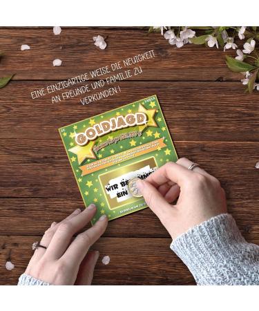Lajeux Pregnancy Announcement Cards - Fun & Unique Way to Share Your Lotto Jackpot News (5 Pack) - Buy Online on SooperMarket.com