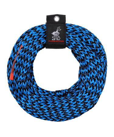 Airhead Tow Rope for 1-6 Rider Towable Tubes, 1 Section, Multiple Sizes Available 1-3 Rider