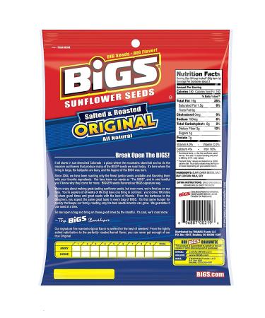 BIGS Original Salted & Roasted Sunflower Seeds - Pack of 3 | Buy Online - Buy Online on SooperMarket.com