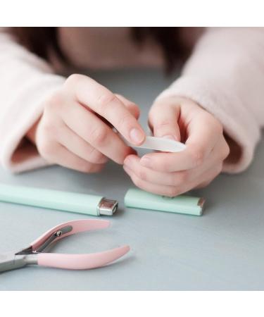 Malva Belle Ingrown Toe Nail Clippers for Thick Nails - Double Spring Tool with Safety Tip Cover - Comfort Grip Handles - Pink - Buy Online on SooperMarket.com