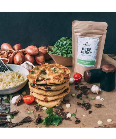 Buy Premium German Beef Jerky Set | Dried Beef Pack of 5 | 250g Garden Greens Flavor | International Shipping - Buy Online on SooperMarket.com