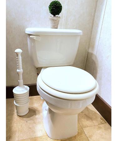 Master Plunger MP500-B4 Heavy Duty Bathroom Toilet Plunger Kit | Air Release Valve | White - Buy Online on SooperMarket.com