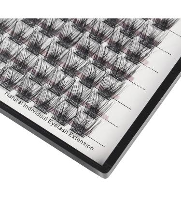 Bodermincer D Curl Wide Cluster Individual Lashes - 10MM | 3D Russian Volume Mink Eyelash Extensions - Buy Online on SooperMarket.com