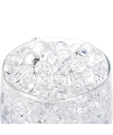 BYMORE 60000 Clear Water Gel Jelly Beads,Vase Fillers for Candle Making, Wedding Centerpiece, Thanksgiving Day Christmas New Year Decoration Floral Arrangement (Transparent) Transparent-60000