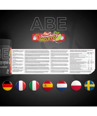 Applied Nutrition Bundle: ABE Pre Workout 375g + 700ml Protein Shaker - Strawberry & Mojito - Buy Online on SooperMarket.com