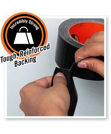 Gorilla Black Duct Tape  1.88" x 12 yd  Black  (Pack of 2) Black 2 Pack - Buy Online on SooperMarket.com