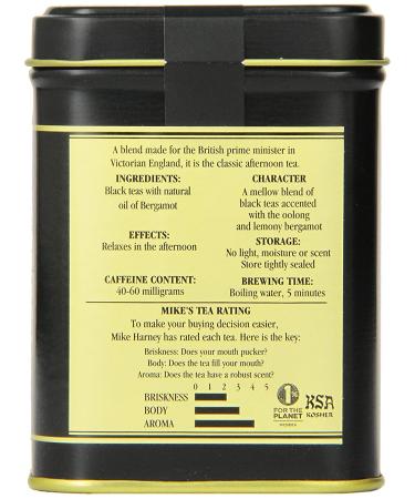 Harney & Sons Black Earl Grey Loose Leaf Tea - 4 oz | Premium Quality - Buy Online on SooperMarket.com