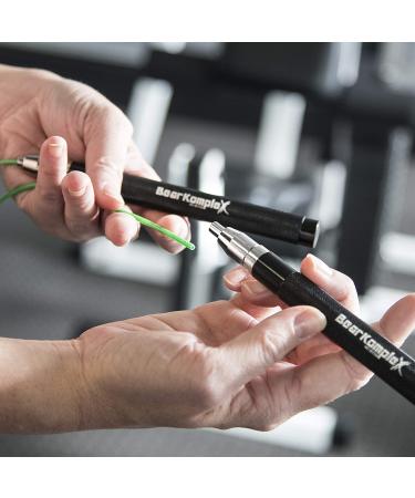 Bear KompleX Aluminum Speed Jump Rope with Free Carrying Case - Perfect for At-Home Workouts, Double Unders, Boxing, Fitness & Conditioning - Easy Setup for Men and Women - Black Ice - Buy Online on SooperMarket.com