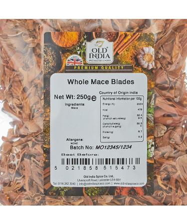 Old India Whole Mace Blades 250g - High Quality Spice for Cooking (Pack of 1) - Buy Online on SooperMarket.com