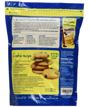 Wellbee's Blanched Almond Flour 5 lb - Finely Ground Almond Powder (Pack of 1) - Buy Online on SooperMarket.com